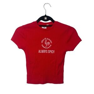Sriracha crop top
